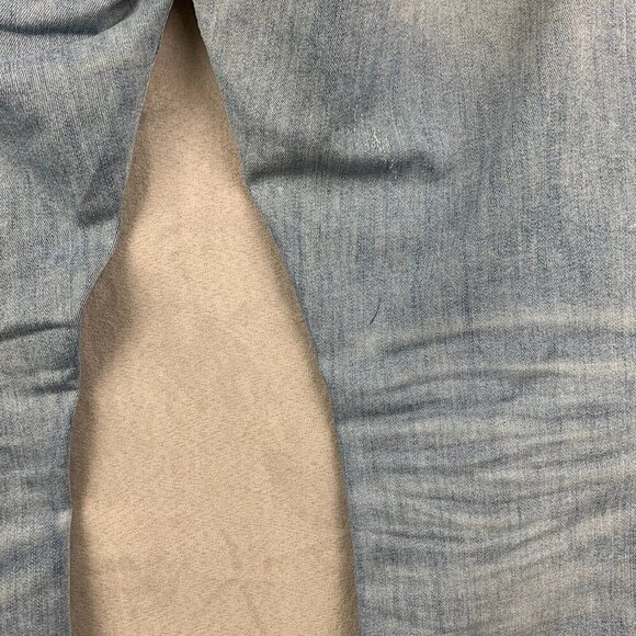 G Star Mens Pants 35 Blue Distressed Jeans 3301 Deconstructed Super Slim 35x32 - Picture 15 of 16